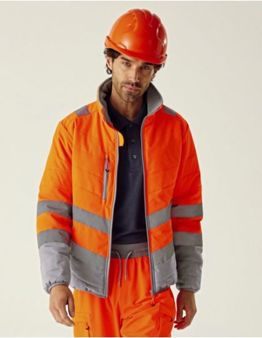 REG-TRA943-Hi-Vis 2-Tone Thermal Baffle Jacket
